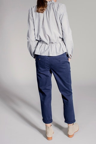 Rechte 7/8 Broek Peps Marineblauw