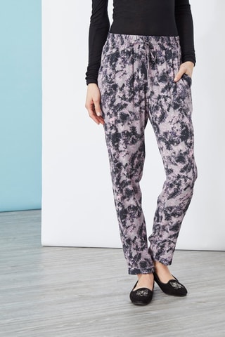 Soepelvallende Broek Paars - Karl Marc John