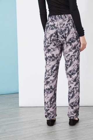 Soepelvallende Broek Paars - Karl Marc John