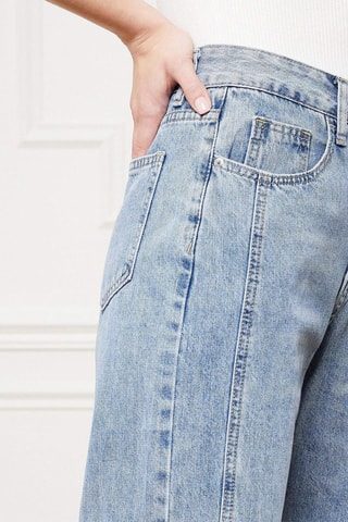 Jeans wide legs Priya - Blauw