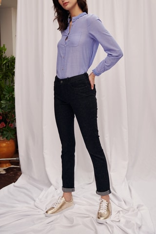 Rechte Jeans - 
Zwart