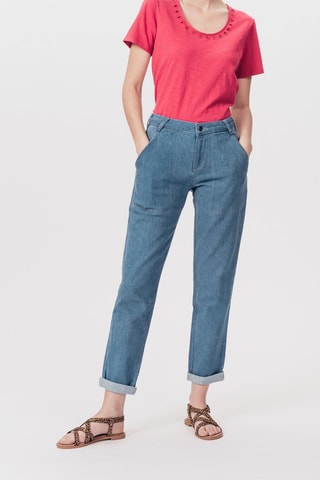 Rechte Jeans Puntacana Hemelsblauw