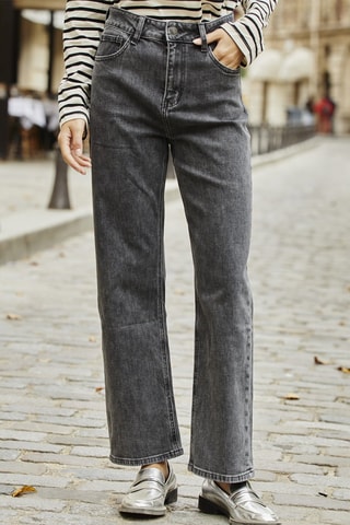 Jeans Paige - Donkergrijs