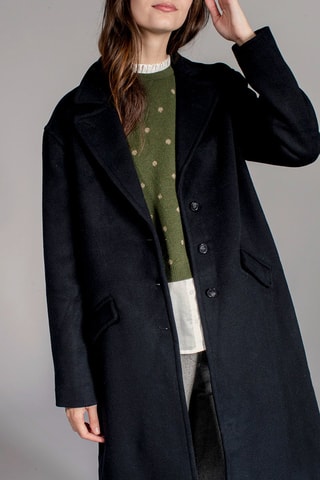 Wollen Jas Lolita Zwart