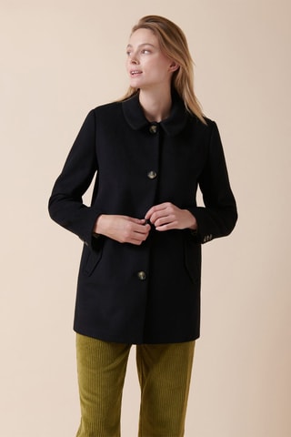 Wollen Jas Lozane - Zwart