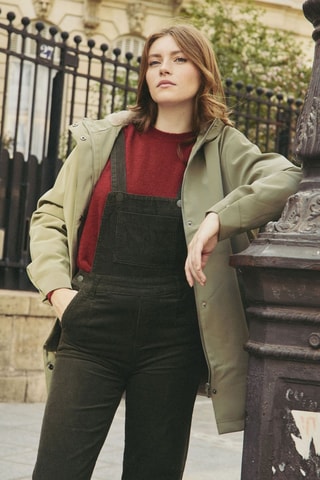 Parka met Capuchon Lavande - Kaki