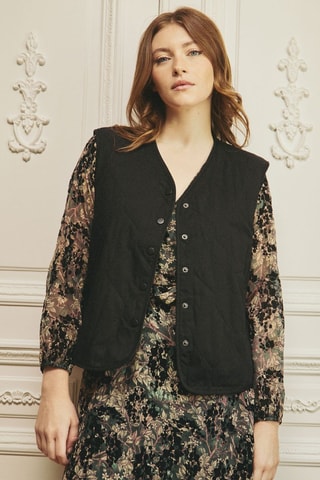 Mouwloos Jasje Victor - Zwart