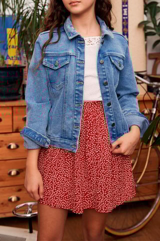 Spijkerjasje Vivaldy - Blauw