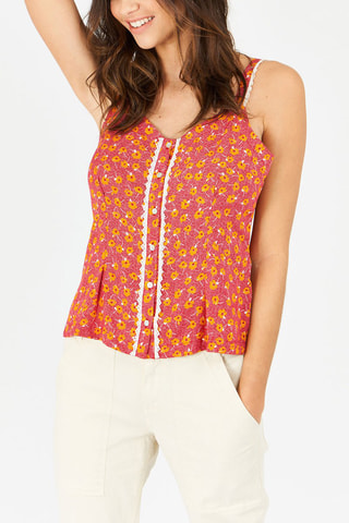 Blouse Tamporise -  Rood