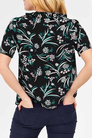 Top Zwart en Turquoise