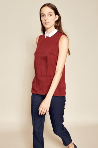 Top Tartan - Bordeauxrood