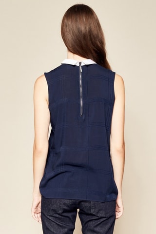 Top Tartan - Marineblauw