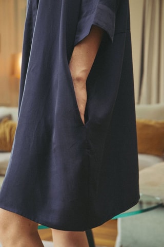 Blouse-jurk Rimmel - Marineblauw