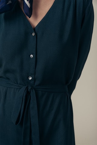 Blouse-jurk Redland Pauwblauw