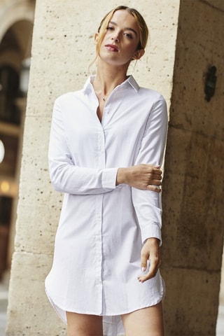 Blouse-jurk Caresse - Wit