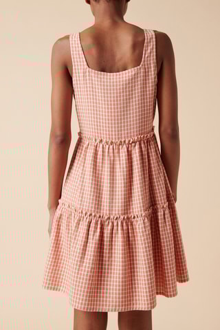 Rechte Jurk - 
Perzikkleurig