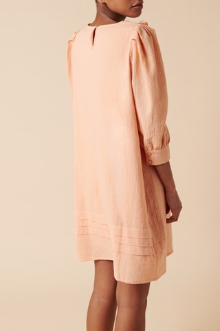 Rechte Jurk - 
Perzikkleurig