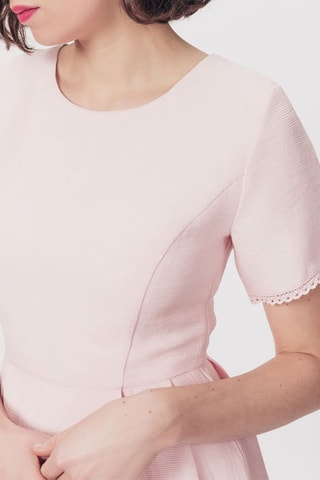 Rechte Jurk Richard Poederroze