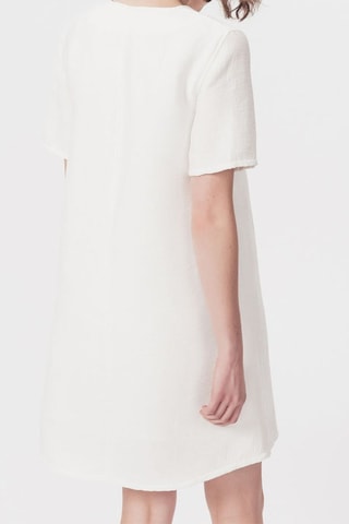 Rechte Jurk Rigolo Ivoorkleurig