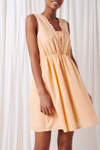 Robe droite - 
Pêche