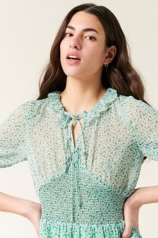 Midi-jurk Romaine - Groen