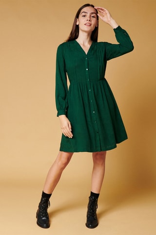 Blouse-jurk Rashel - Smaragdgroen