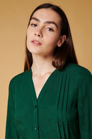 Blouse-jurk Rashel - Smaragdgroen