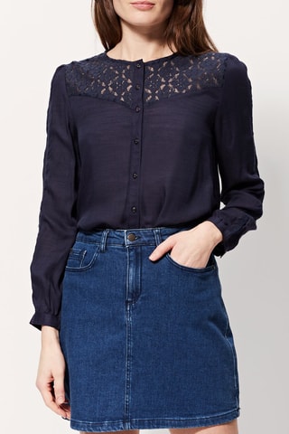 Blouse Clayton Marineblauw