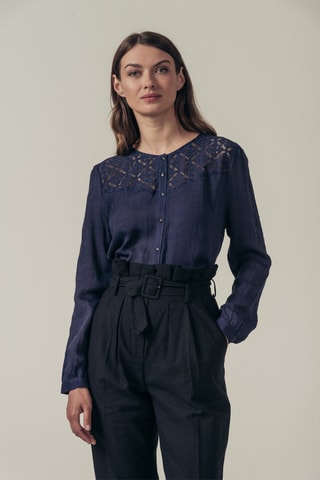 Blouse Clayton Marineblauw