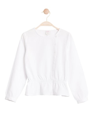 Getextureerde Blouse Wit