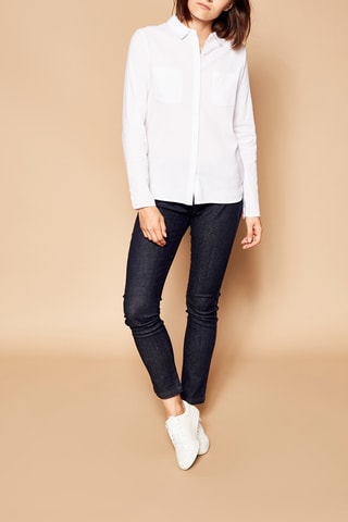 Asymmetrische Blouse Wit