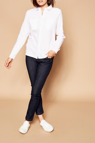 Asymmetrische Blouse Wit