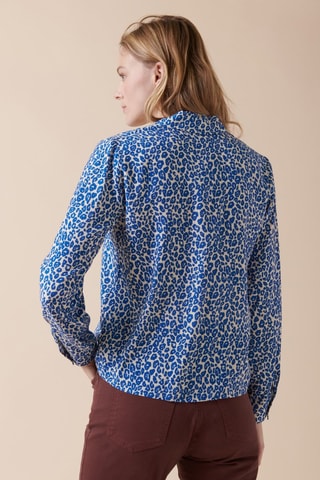 Blouse Chaillot - Marineblauw