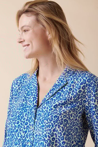 Blouse Chaillot - Marineblauw