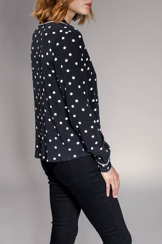 Blouse Clindoeil Zwart en Wit