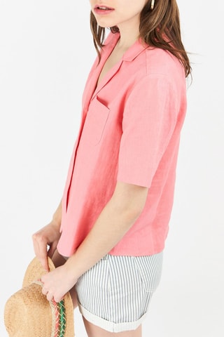 Linnen Blouse Roze