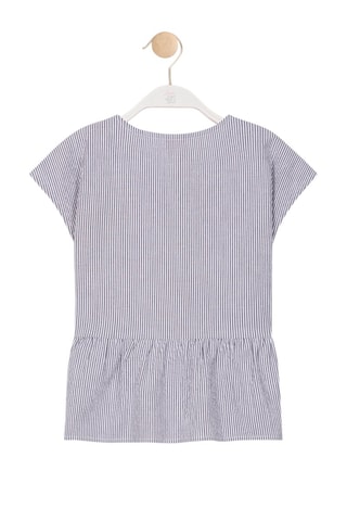 Blouse Charly - Wit en Grijs