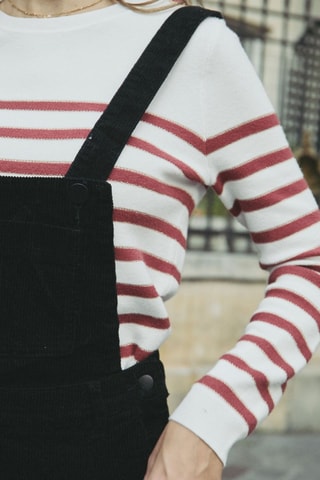 Velours Tuinbroek Yolaine - Zwart