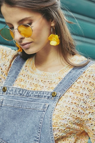 Tuinbroek Yvette - Blauw