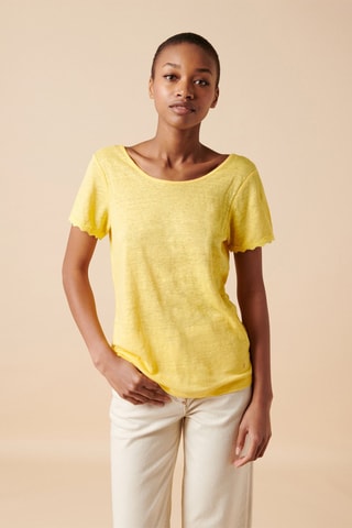 T-shirt Antonia - Geel