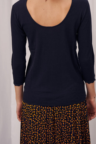 T-shirt - 
Marineblauw