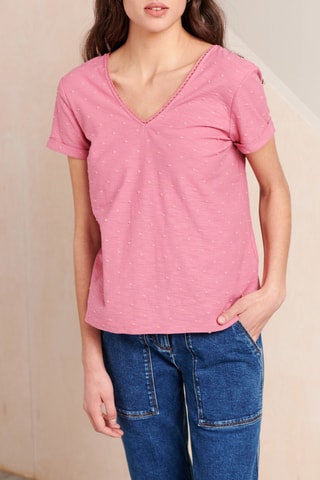 T-shirt - 
Roze