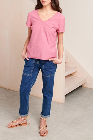T-shirt - 
Roze