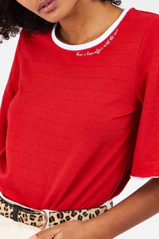 T-shirt Austral - Rood