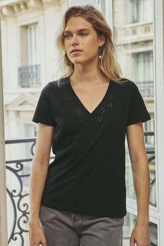 T-shirt Antoine - Zwart