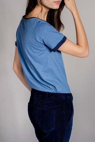 T-shirt Ambiance Lichtblauw