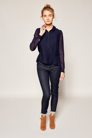 Top Fanfan - Marineblauw