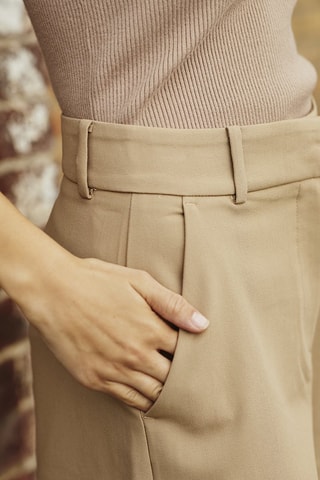 Short Hoge Taille Ilyane - Camel