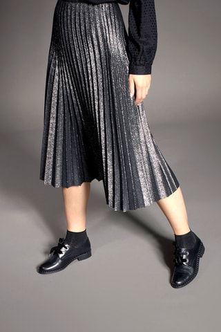 Plissérok Joel Zilverkleurig