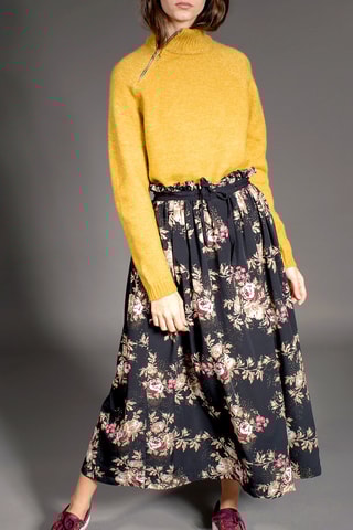 Lange Rok Jetset Zwart